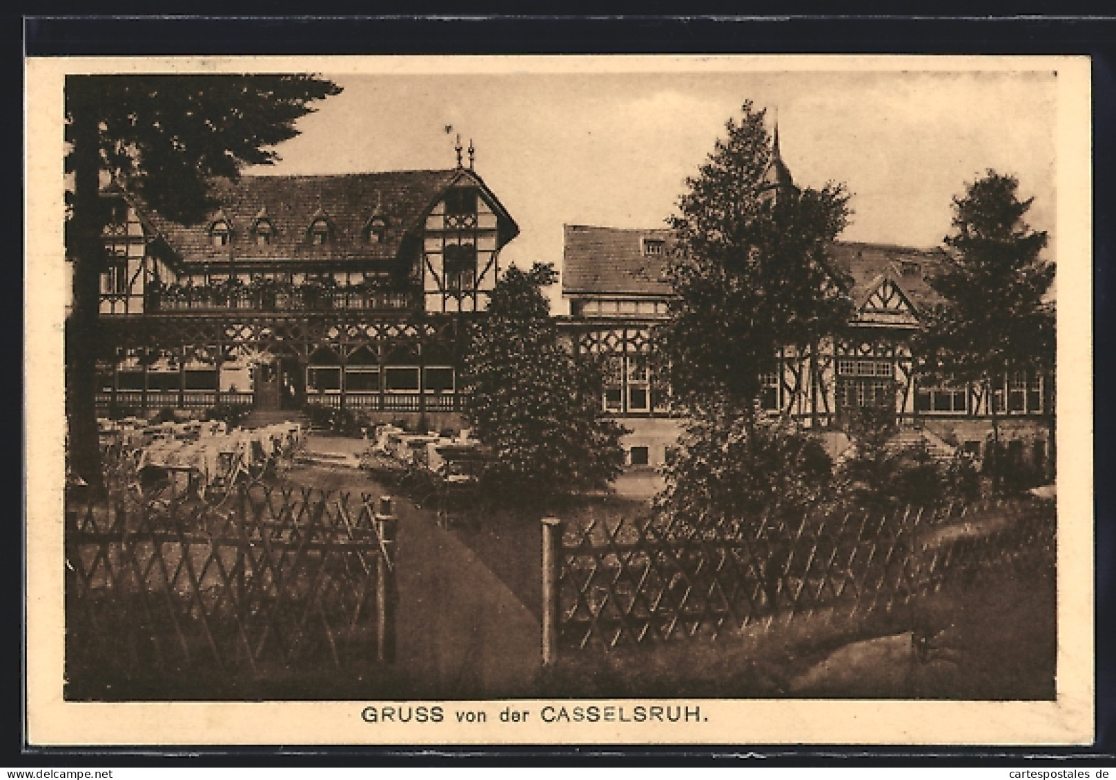 AK Bonn /Rhein, Gastgarten Des Hotel Casselsruh, Bes. Jan Kessel  - Bonn