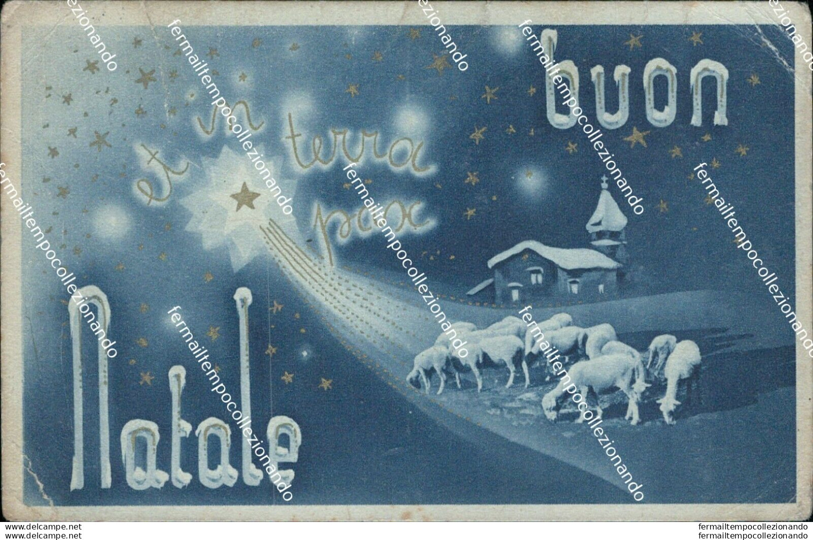 Be648  Cartolina Augurale Buon Natale - Autres & Non Classés