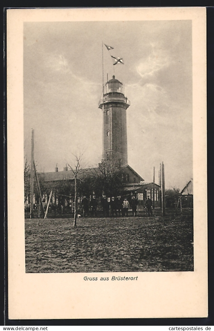 AK Brüsterort, Blick Auf Den Leuchtturm  - Ostpreussen