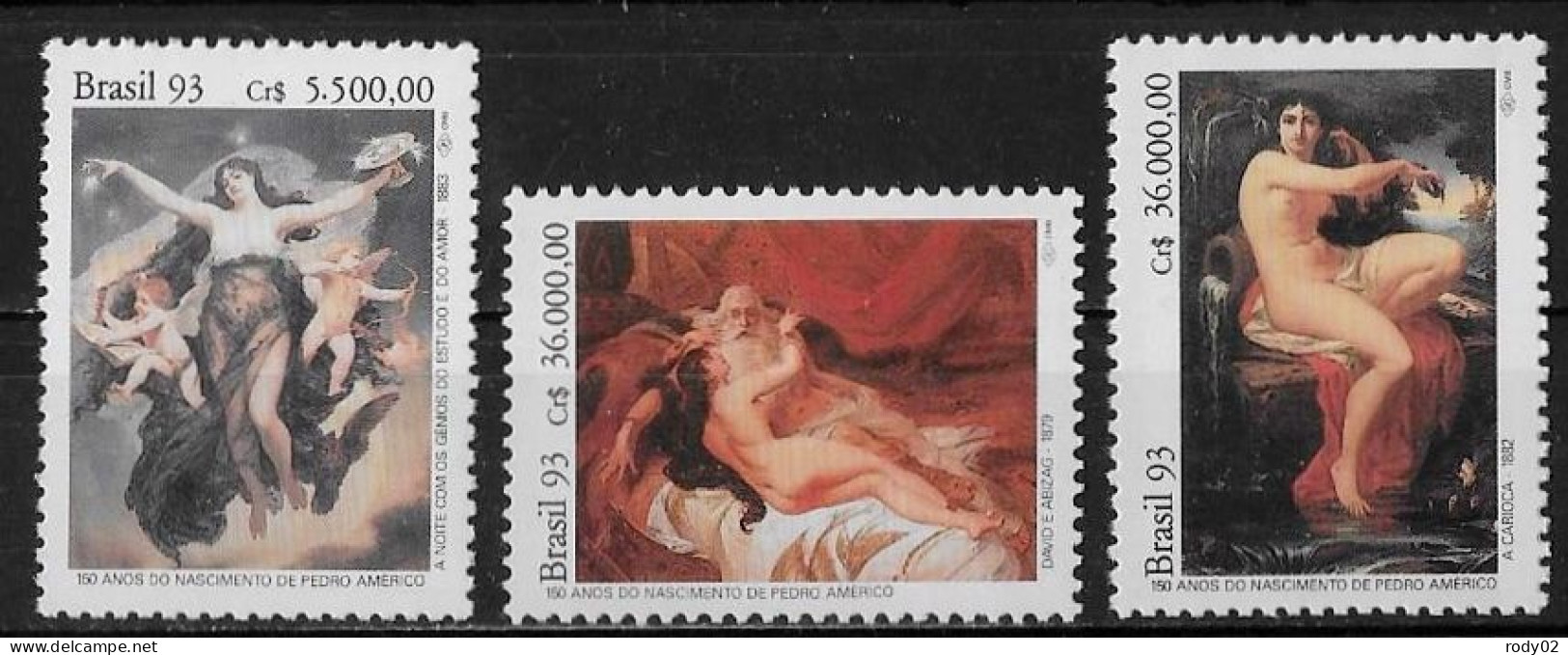 BRESIL - ART - TABLEAUX DE PEDRO AMERICO - N° 2109 A 2111 - NEUF** MNH - Other & Unclassified