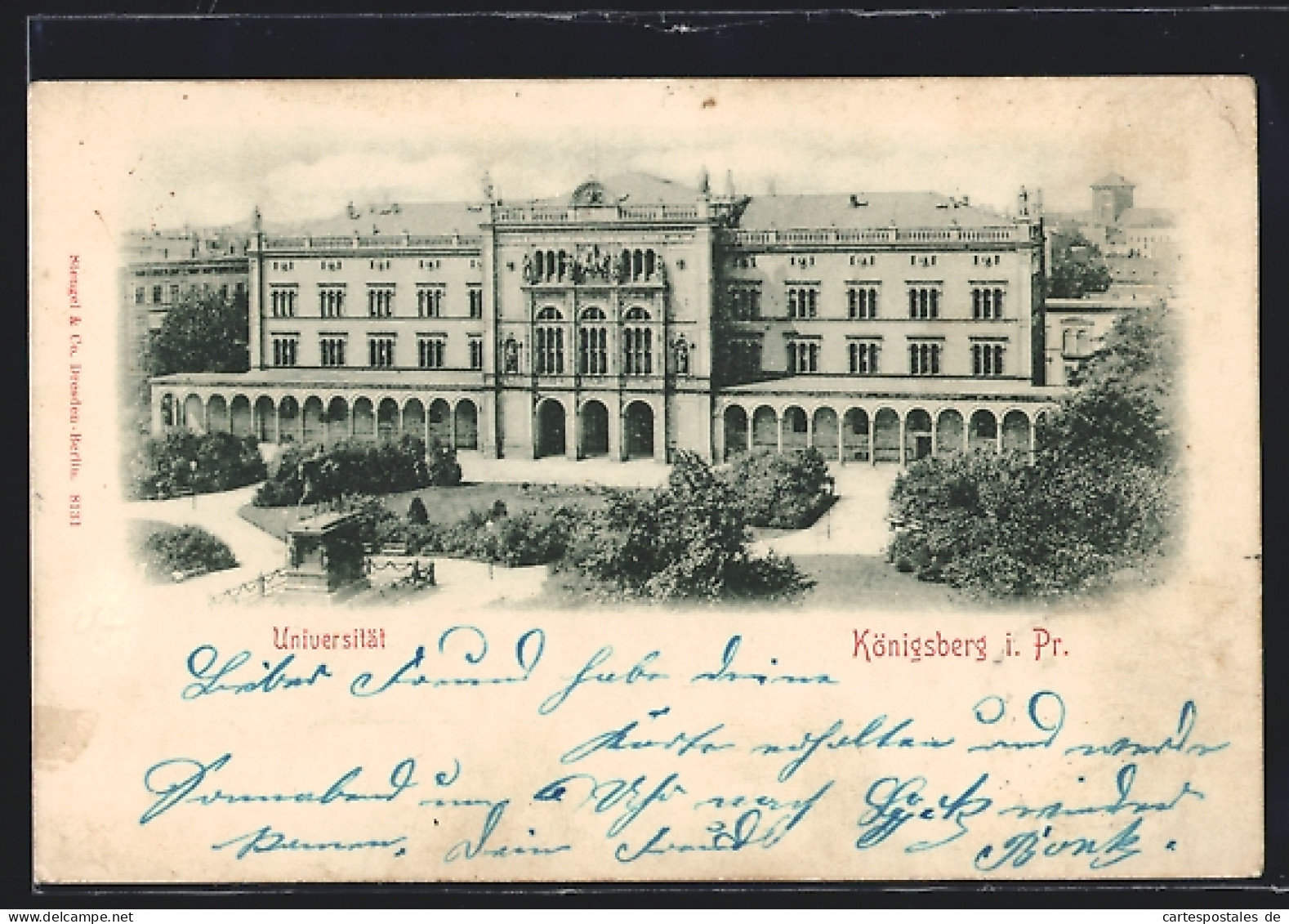 AK Königsberg, Ansicht Der Universität  - Ostpreussen