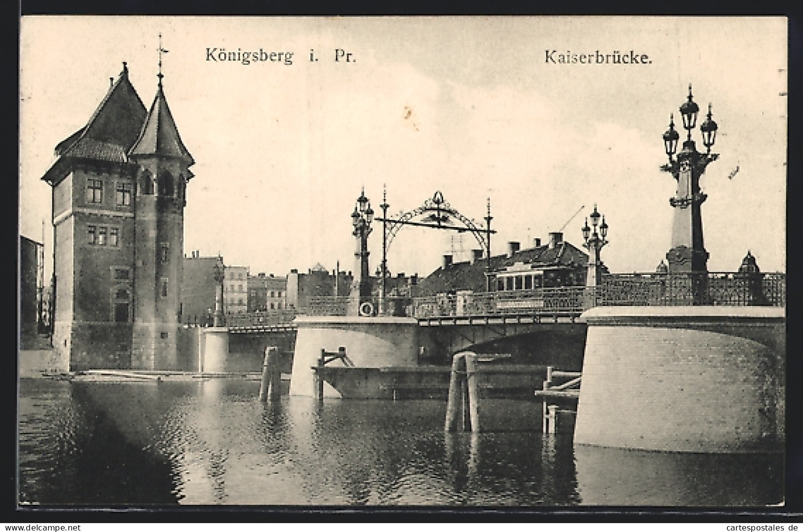 AK Königsberg I. Pr., Partie An Der Kaiserbrücke  - Ostpreussen