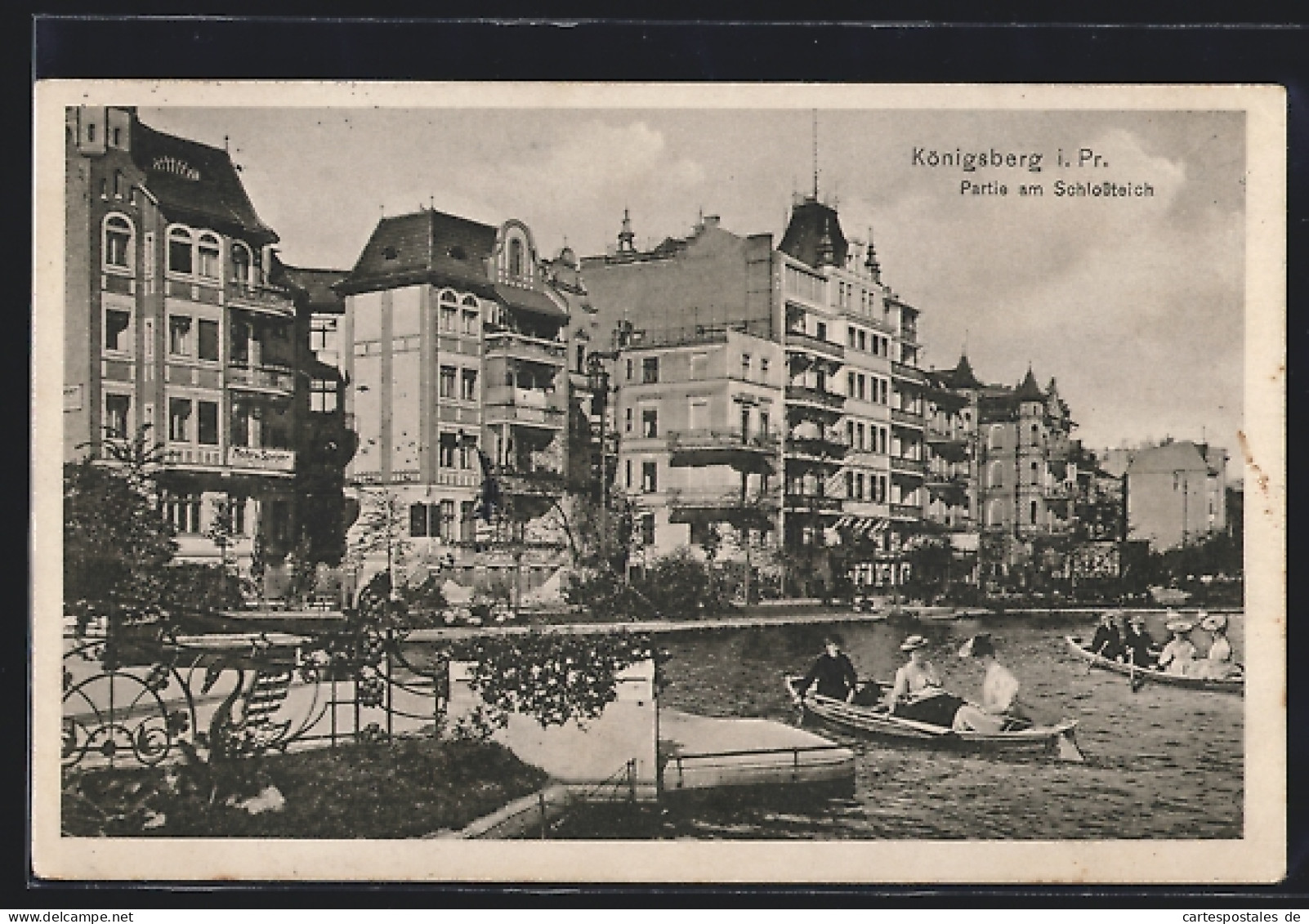 AK Königsberg I. Pr., Partie Am Schlossteich  - Ostpreussen