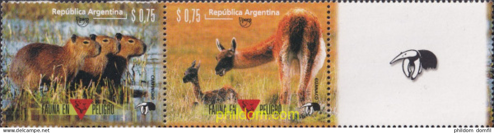 730021 MNH ARGENTINA 1996 AMERICA-UPAEP 1995 - DEFENSA DEL MEDIO AMBIENTE - Nuevos