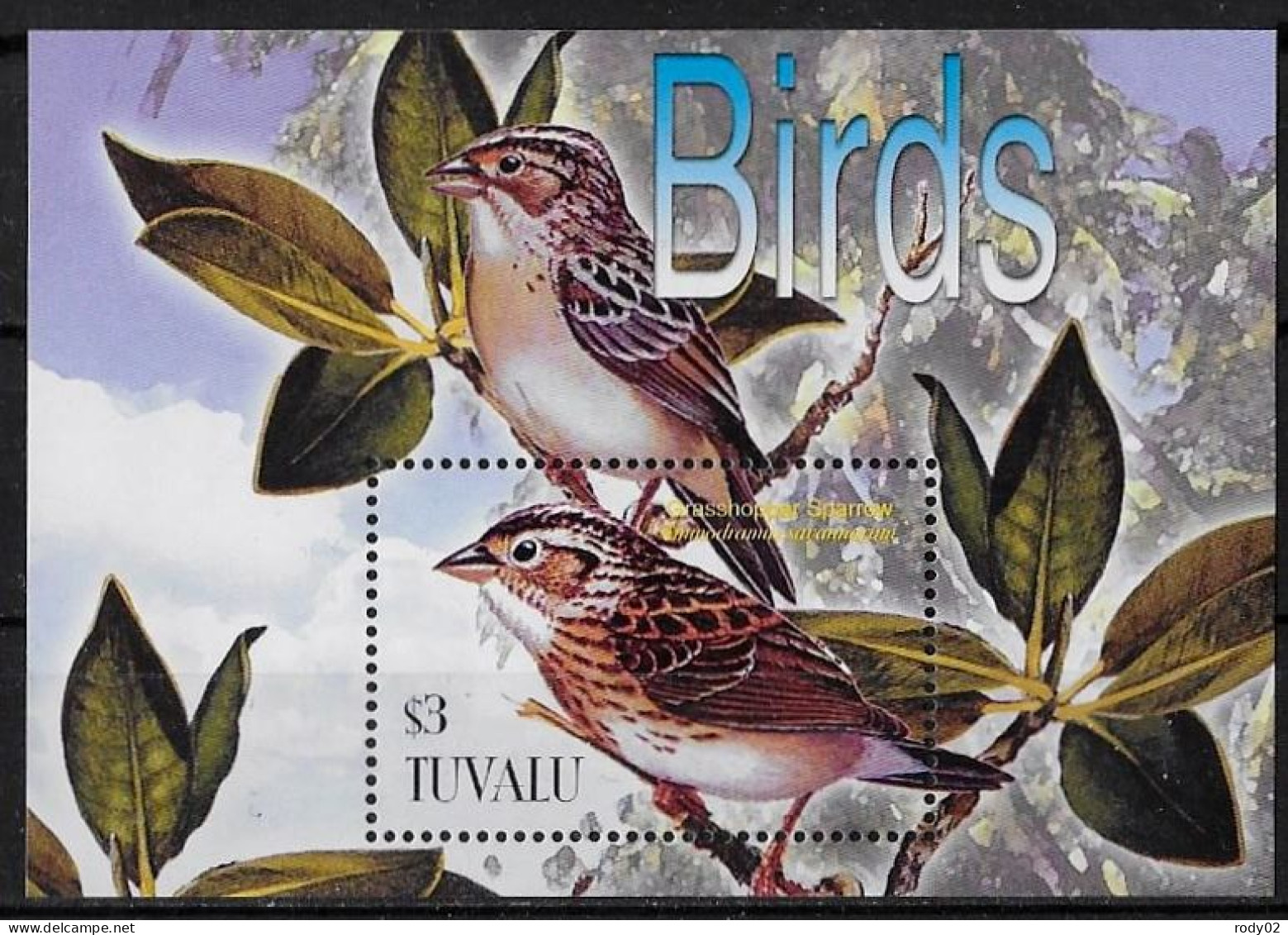 TUVALU - OISEAUX - N° 1002 A 1005 ET BF 101 - NEUF** MNH - Autres & Non Classés