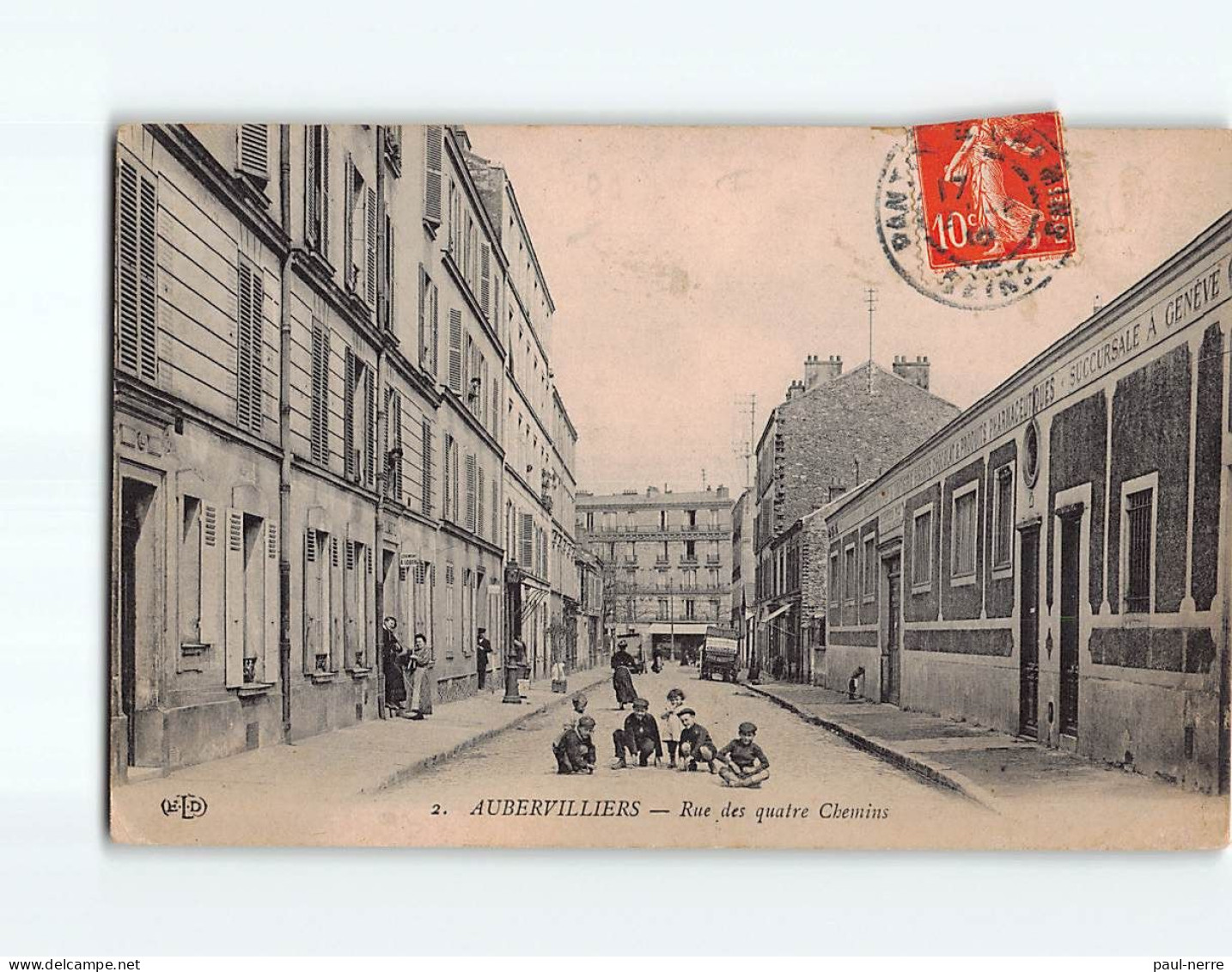 AUBERVILLIERS : Rue Des Quatre Chemins - état - Aubervilliers