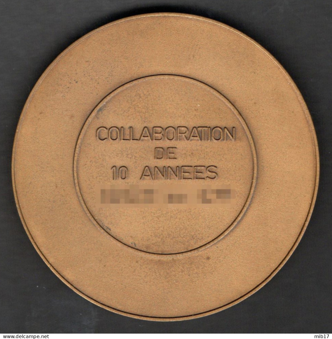 Médaille Du Travail En Bronze ARTHUS BERTRAND - Grands Travaux Par Le Graveur J-P ROCH - Diamètre 57 Mm - Firma's