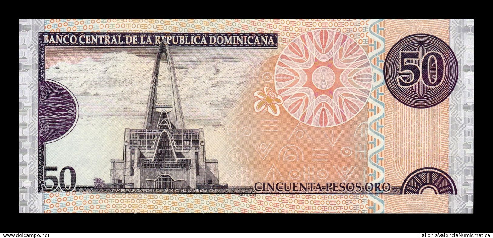 República Dominicana 50 Pesos Oro 2008 Pick 176b Sc Unc - Dominicaanse Republiek