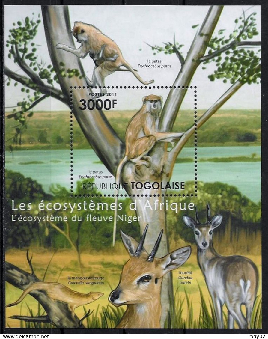 TOGO - ANIMAUX SAUVAGES - N° 2632 A 2635 ET BF 507 ET 520 - NEUF** MNH - Sonstige & Ohne Zuordnung