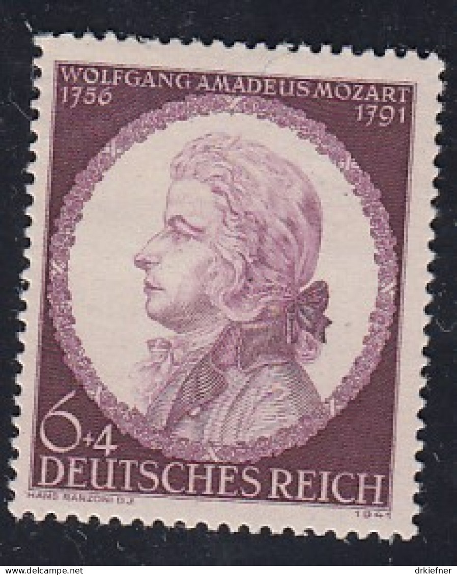 DR  810, Postfrisch **, Wolfgang Amadeus Mozart, 1941 - Ungebraucht