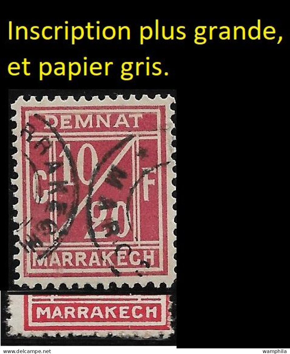 1906 Maroc Poste Locale De Demnat à Marrakech N°1. Cote 600€ - Poste Locali