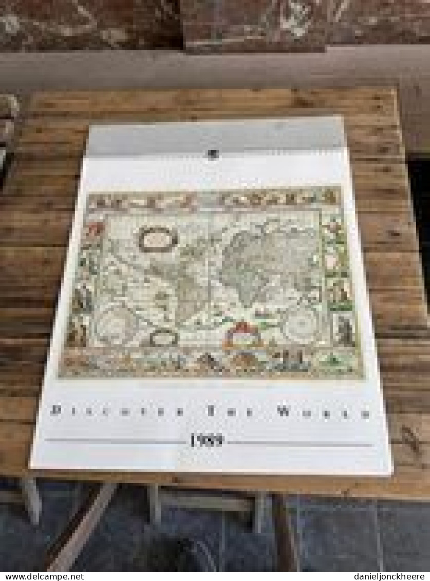 Kalender Calendrier Calendar Discover The World 1989 - Tamaño Grande : 1981-90