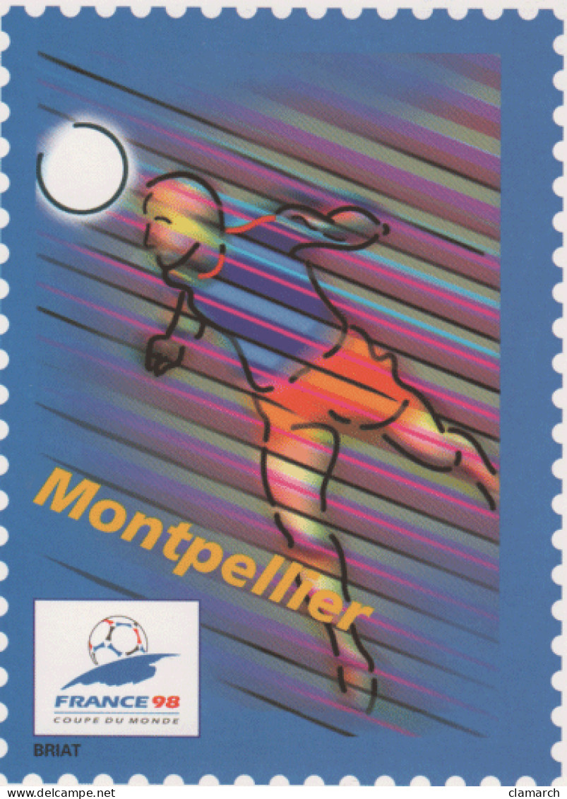 FRANCE-Entiers Postaux-Série De 8 Cartes Différentes-Coupe Du Monde De Football 1998 - Standard Postcards & Stamped On Demand (before 1995)