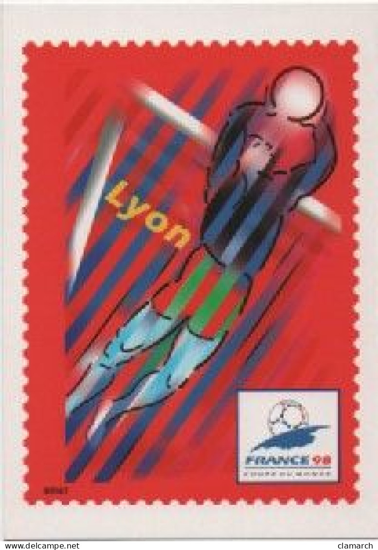 FRANCE-Entiers Postaux-Série De 8 Cartes Différentes-Coupe Du Monde De Football 1998 - Cartes Postales Types Et TSC (avant 1995)