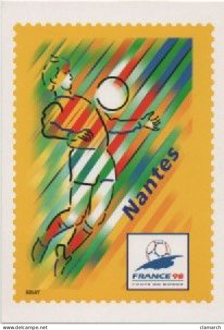 FRANCE-Entiers postaux-Série de 8 cartes différentes-Coupe du Monde de Football 1998