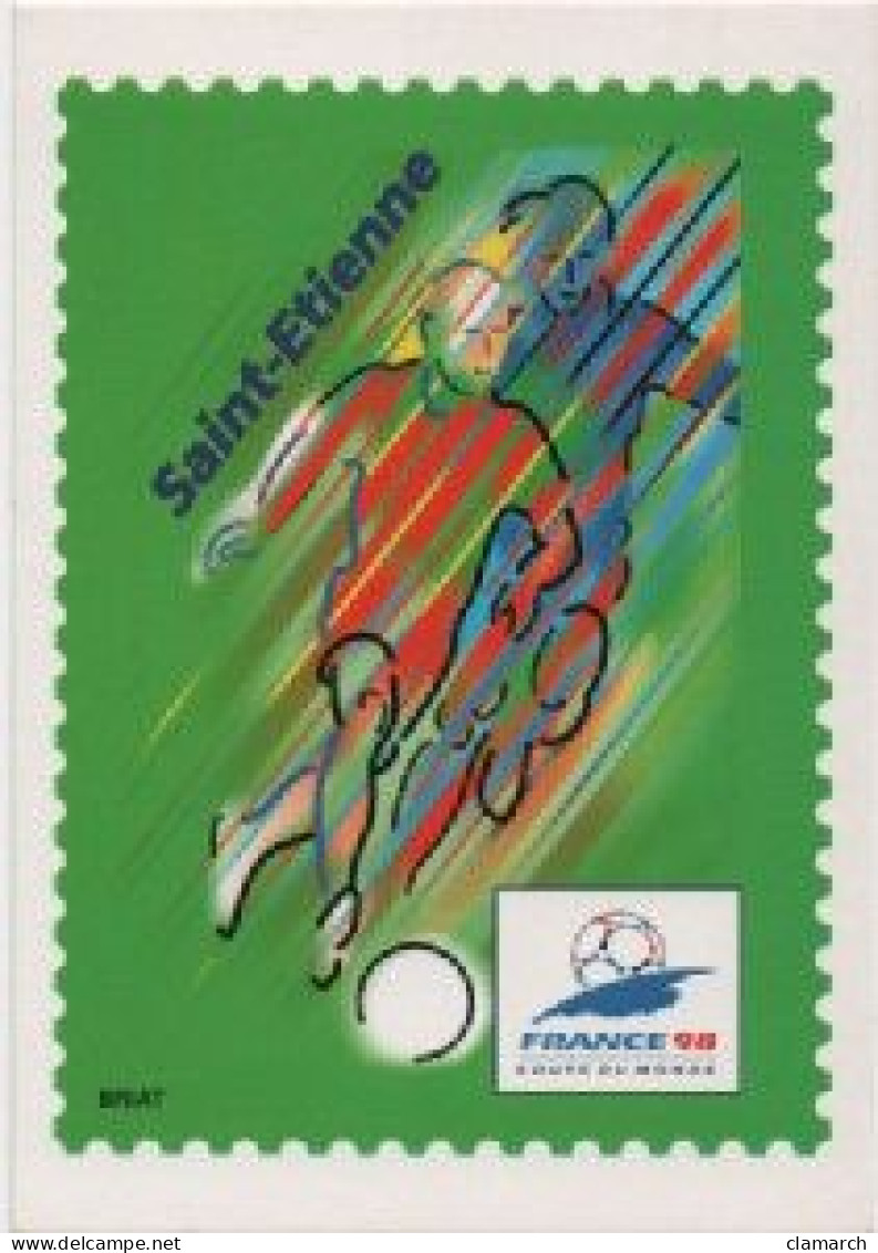 FRANCE-Entiers postaux-Série de 8 cartes différentes-Coupe du Monde de Football 1998