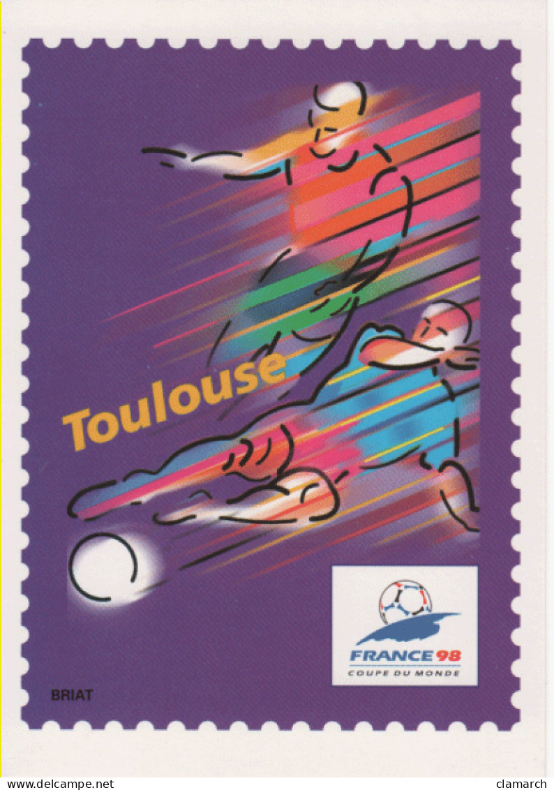 FRANCE-Entiers postaux-Série de 8 cartes différentes-Coupe du Monde de Football 1998