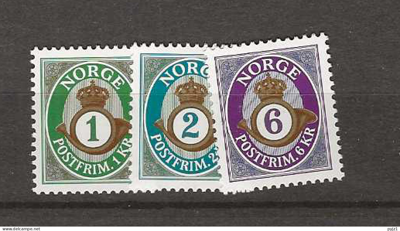 2001 MNH Norway Mi 1380-82 Postfris** - Ongebruikt