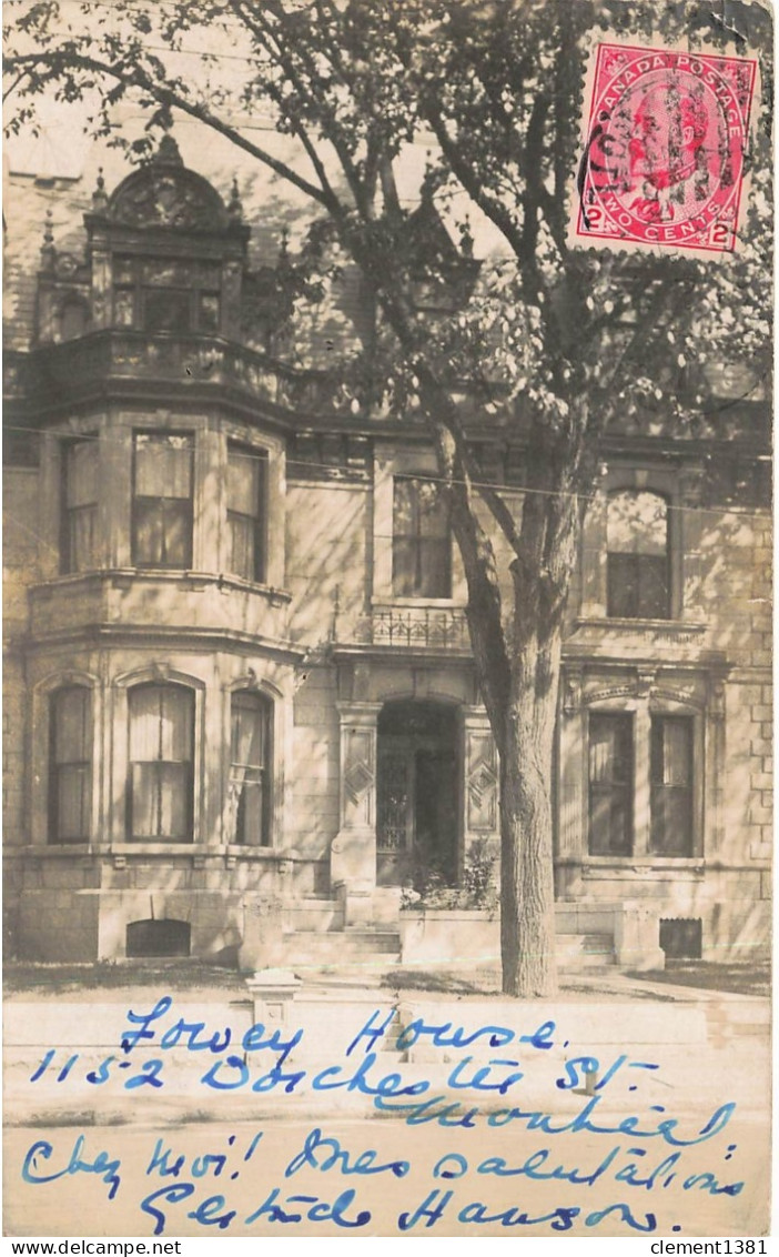 Canada Montreal Lowey House Carte Photo - Montreal