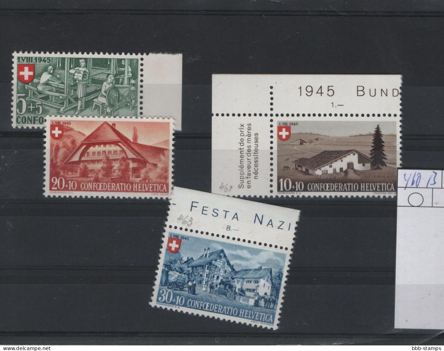 Schweiz Michel Cat.No. Mnh/** 460/463 - Ungebraucht