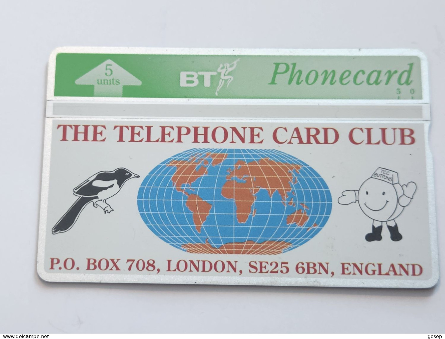 United Kingdom-(BTG-211)-Telephone Card Club-(3)-(208)(5units)(309G56200)(tirage-1.000)-price Cataloge-10.00£-mint - BT General Issues