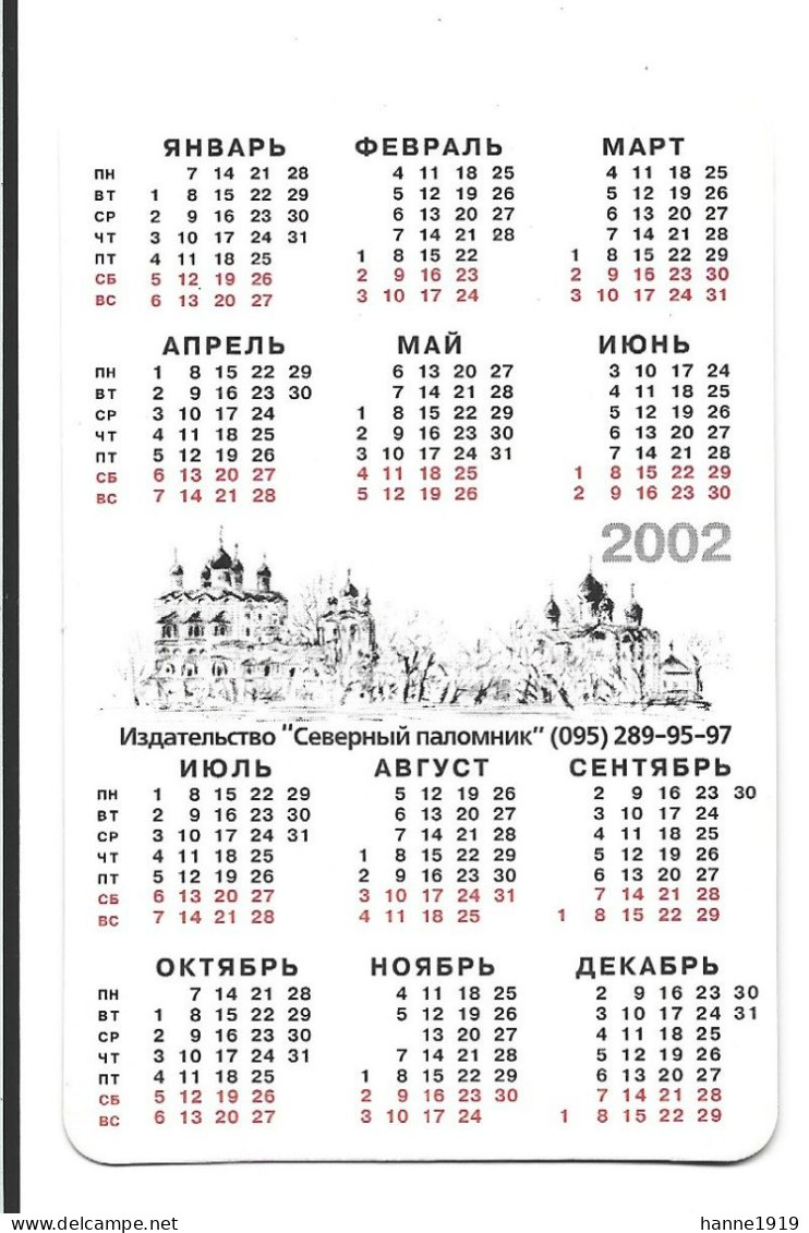 Rostov Museum Kalender 2002 Calendrier Htje - Tamaño Pequeño : 2001-...