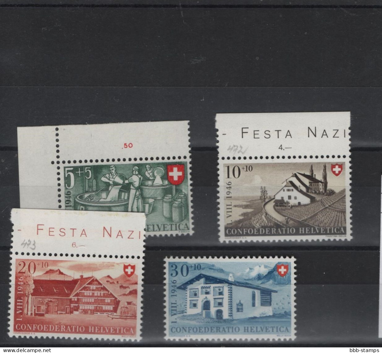 Schweiz Michel Cat.No. Mnh/** 471/474 - Neufs