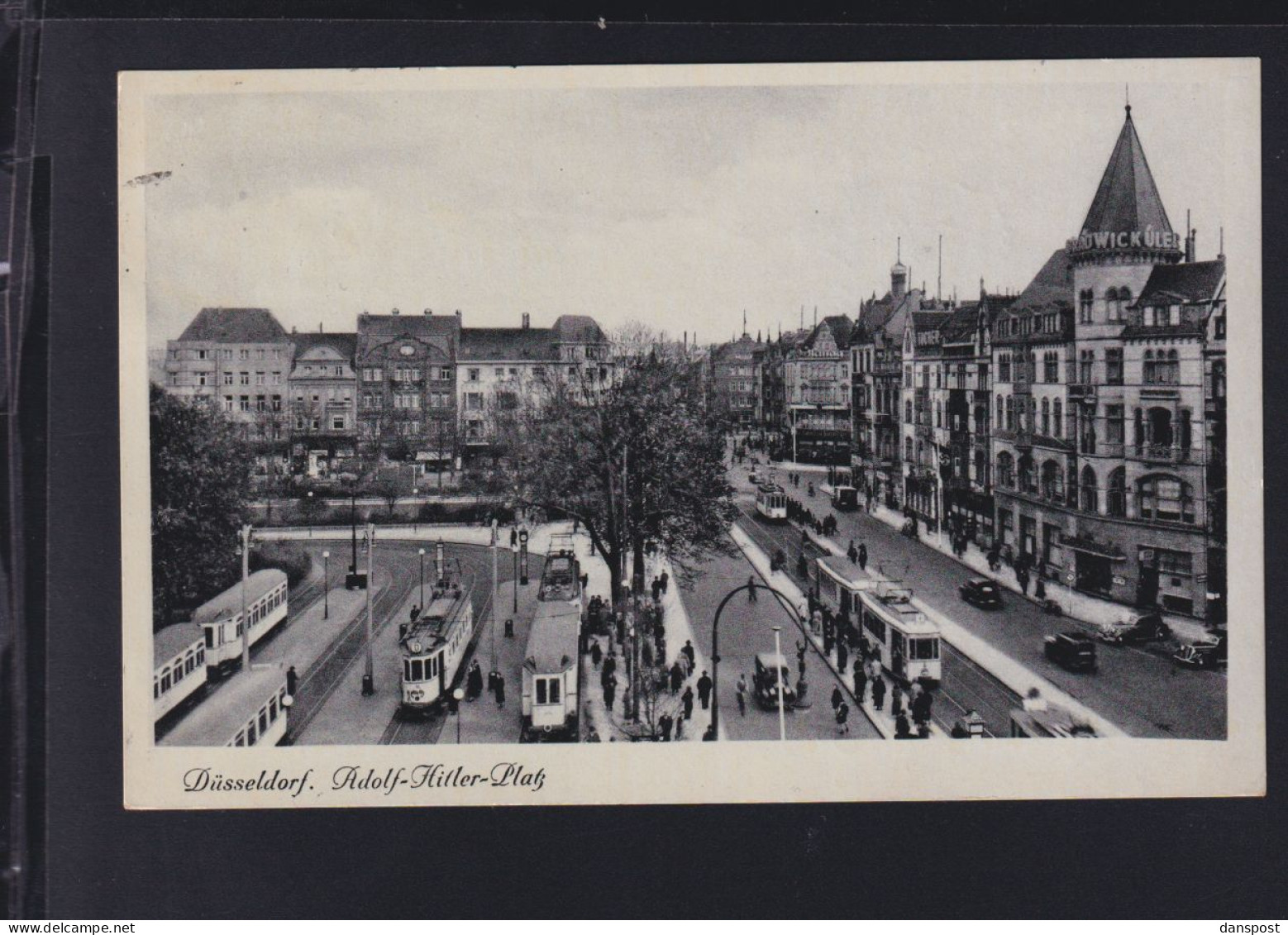 Dt. Reich AK Düsseldorf Adolf Hitler Strasse - Duesseldorf