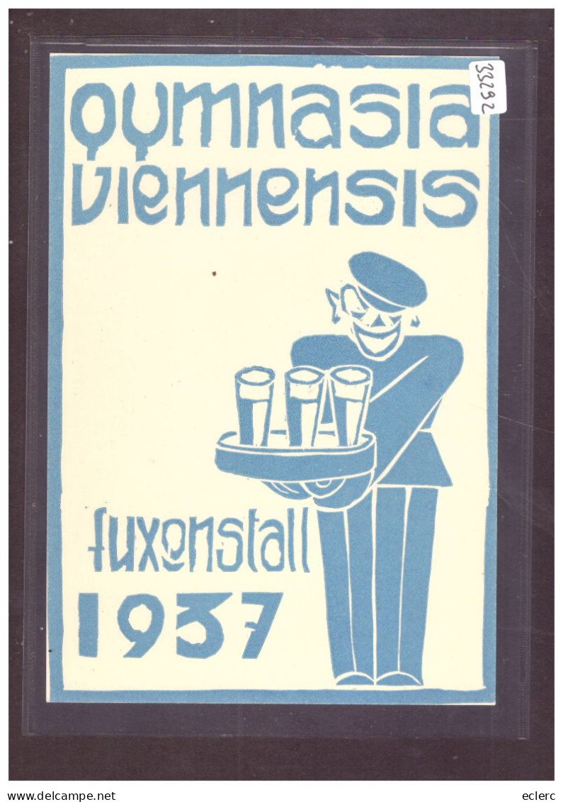 GRÖSSE 10x15cm - SOCIETE D'ETUDIANTS - STUDENT SOCIETY - GYMNASIA VIENNENSIS 1937 - TB - Other & Unclassified