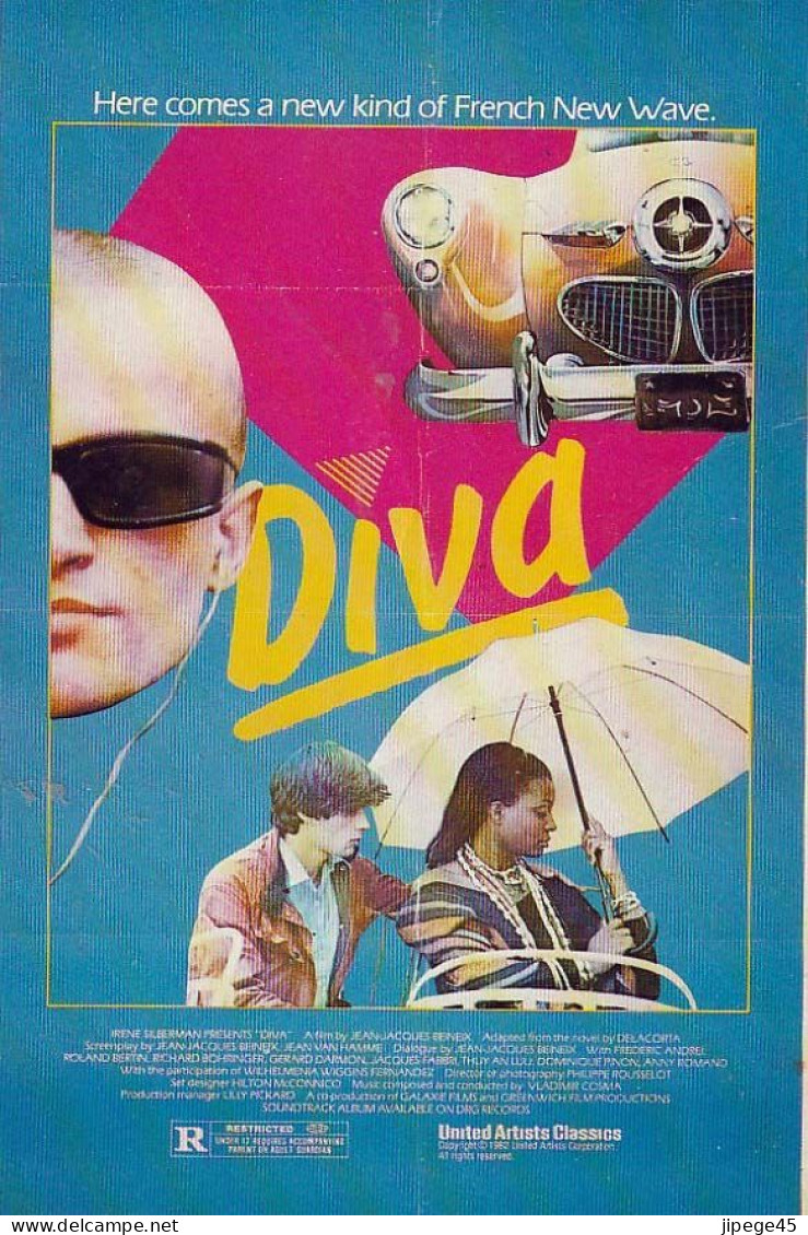 CPM - AFFICHE DU FILM " DIVA " - Plakate Auf Karten