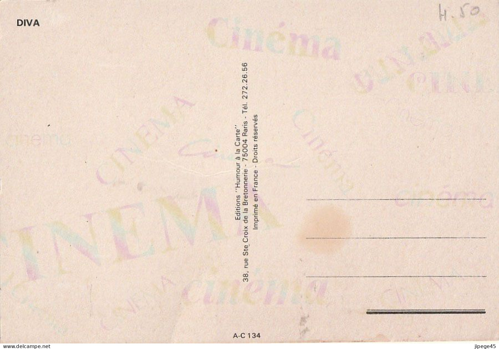 CPM - AFFICHE DU FILM " DIVA " - Afiches En Tarjetas