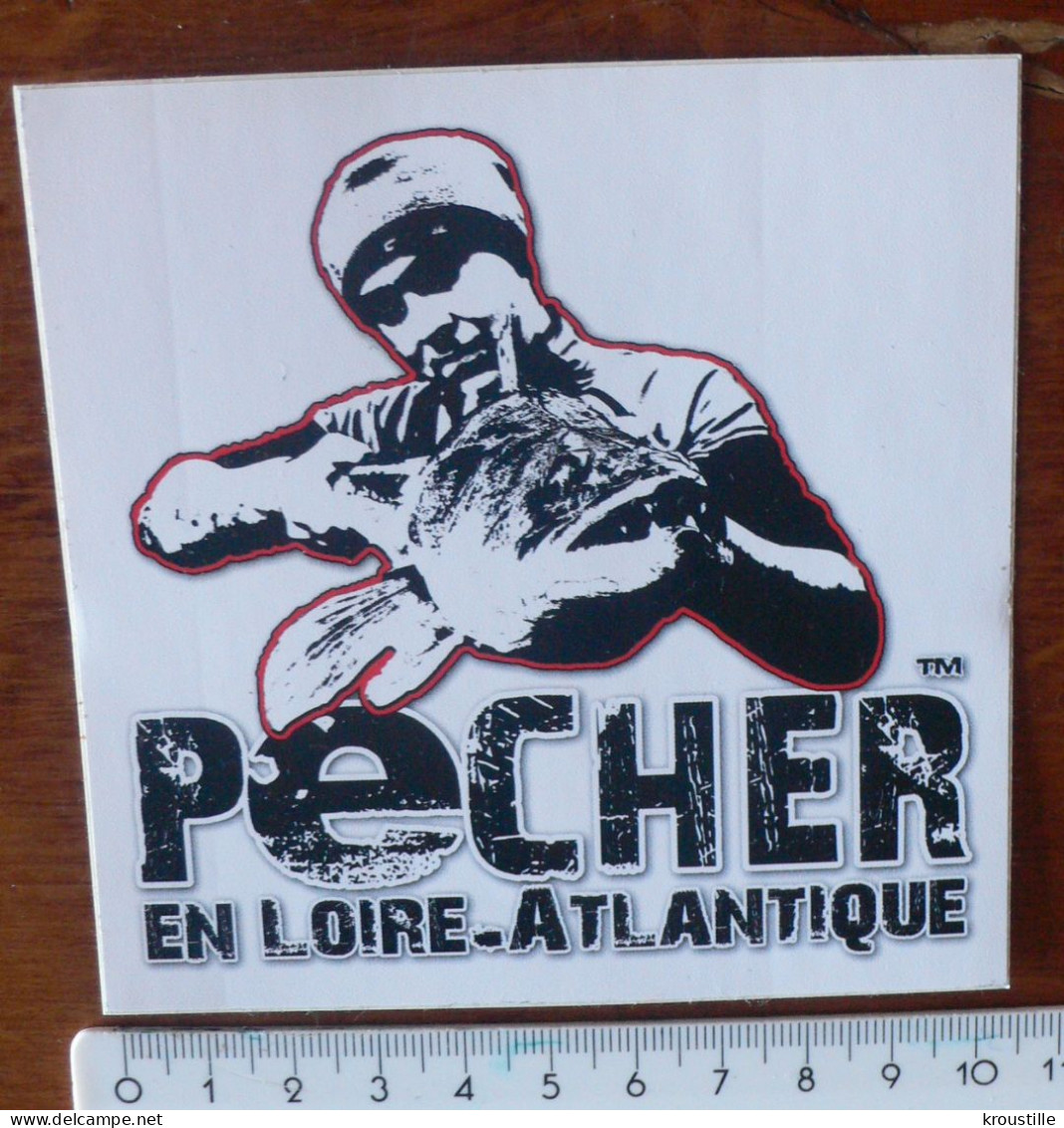 AUTCOLLANT PECHER EN LOIRE-ATLANTIQUE - Stickers