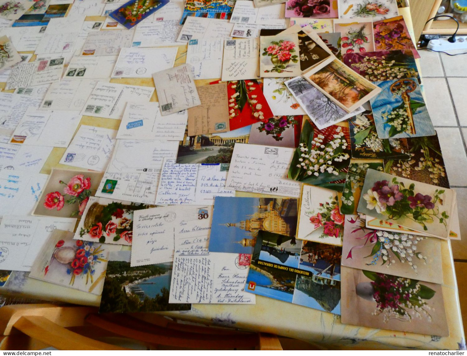 Lot De 150 Cartes Postales"GRECE,Bulgarie,Yougoslavie,fleurs,etc". - 100 - 499 Postales
