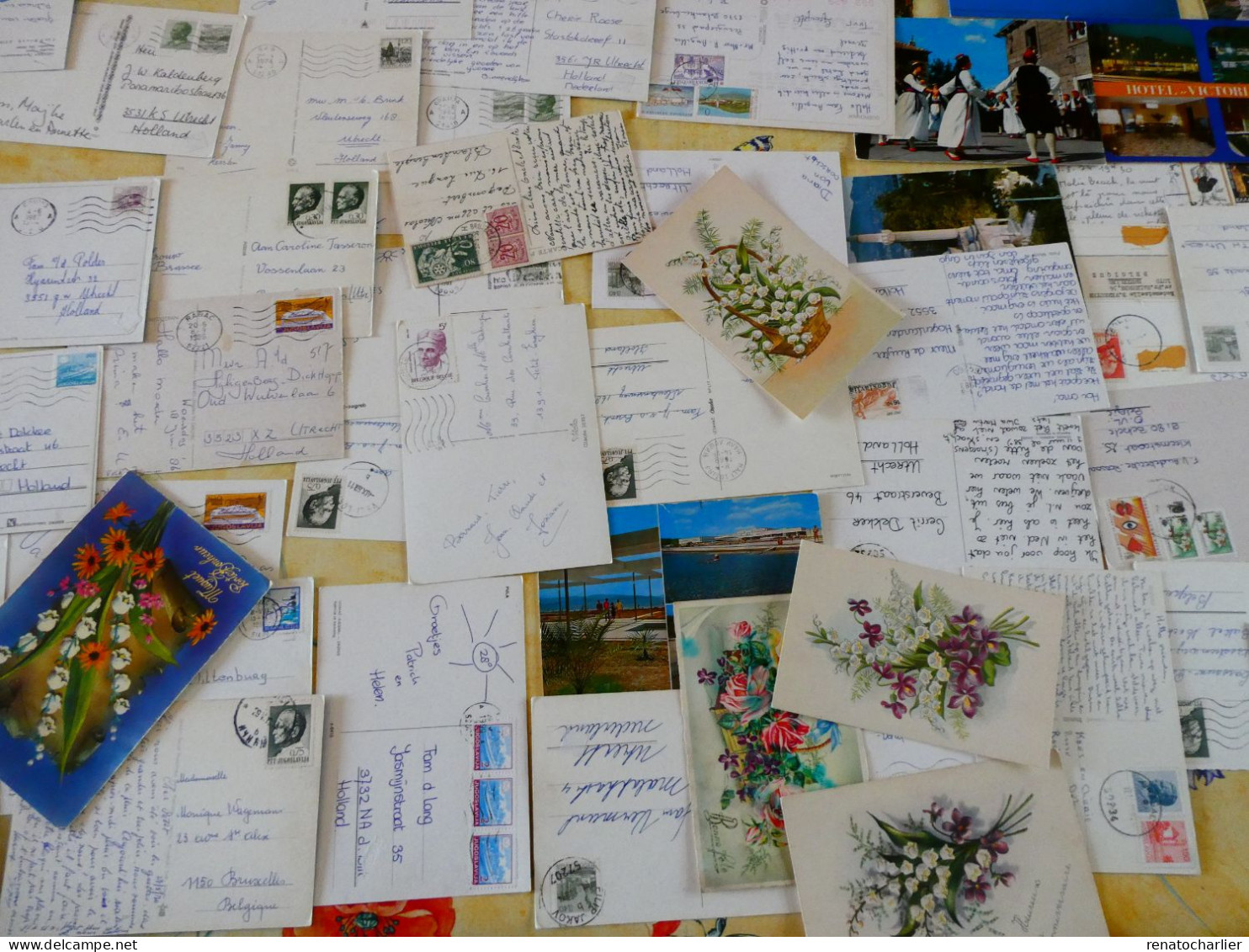 Lot De 150 Cartes Postales"GRECE,Bulgarie,Yougoslavie,fleurs,etc". - 100 - 499 Cartoline