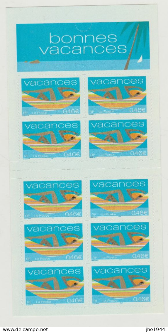 France Carnet N° BC3494A ** Vacances - Commemoratives