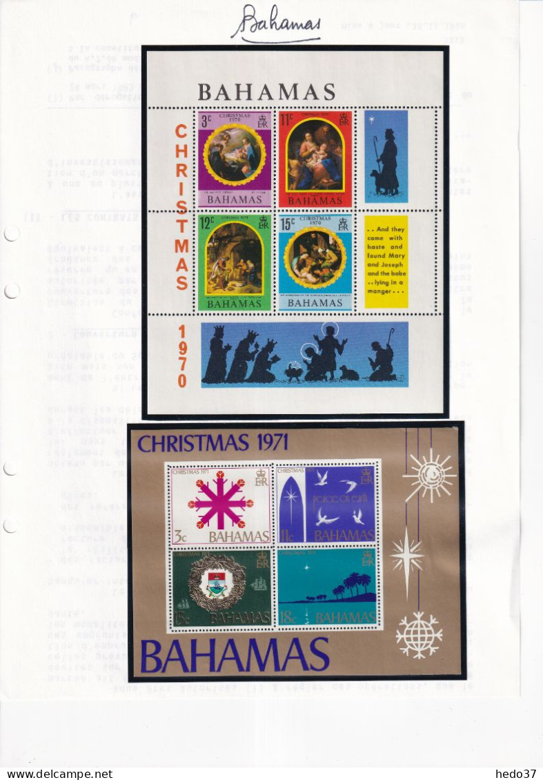 Bahamas - Collection 1960/1989 - Neuf ** sans charnière - Cote Yvert 1130 € - TB