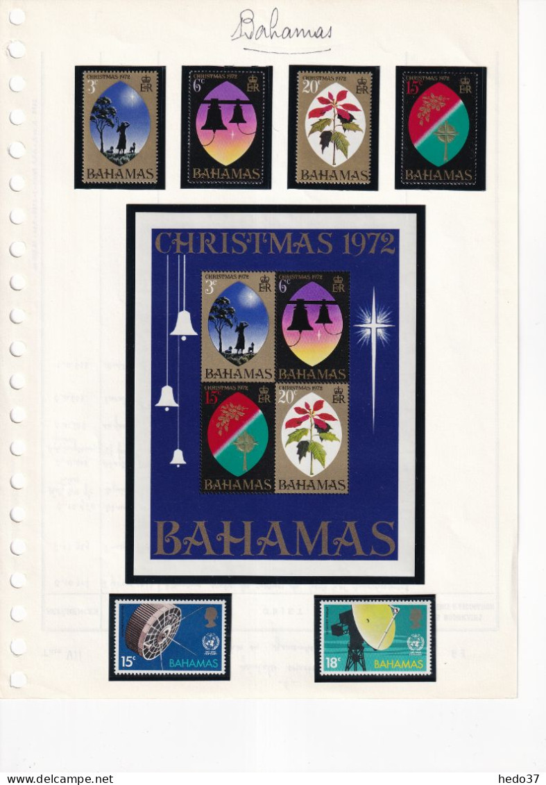 Bahamas - Collection 1960/1989 - Neuf ** sans charnière - Cote Yvert 1130 € - TB