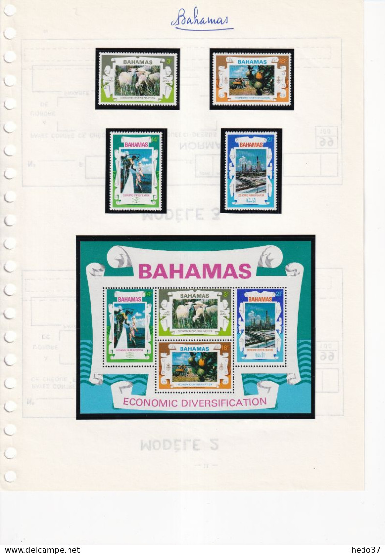 Bahamas - Collection 1960/1989 - Neuf ** sans charnière - Cote Yvert 1130 € - TB