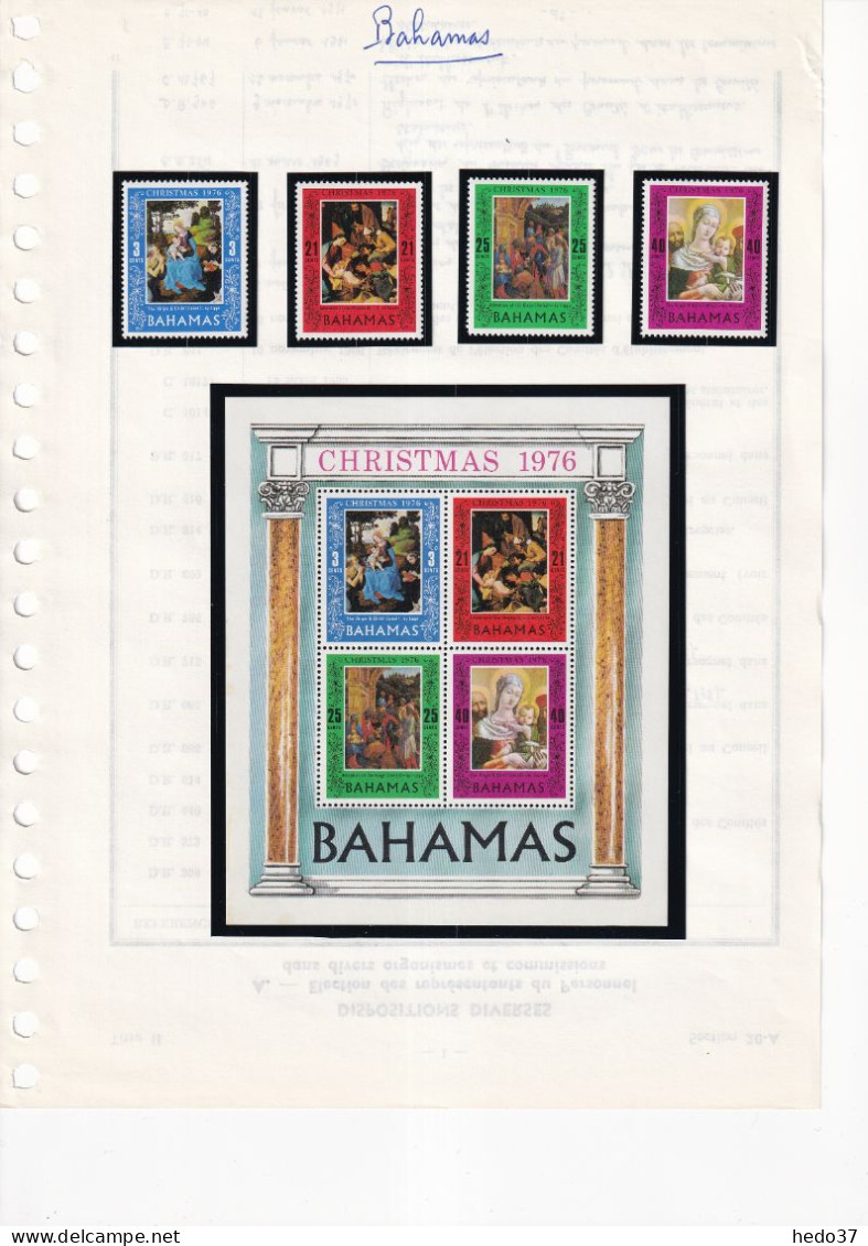 Bahamas - Collection 1960/1989 - Neuf ** sans charnière - Cote Yvert 1130 € - TB