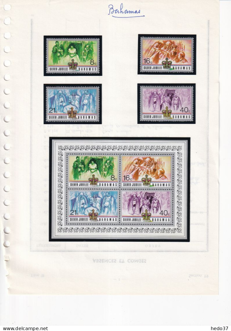 Bahamas - Collection 1960/1989 - Neuf ** sans charnière - Cote Yvert 1130 € - TB