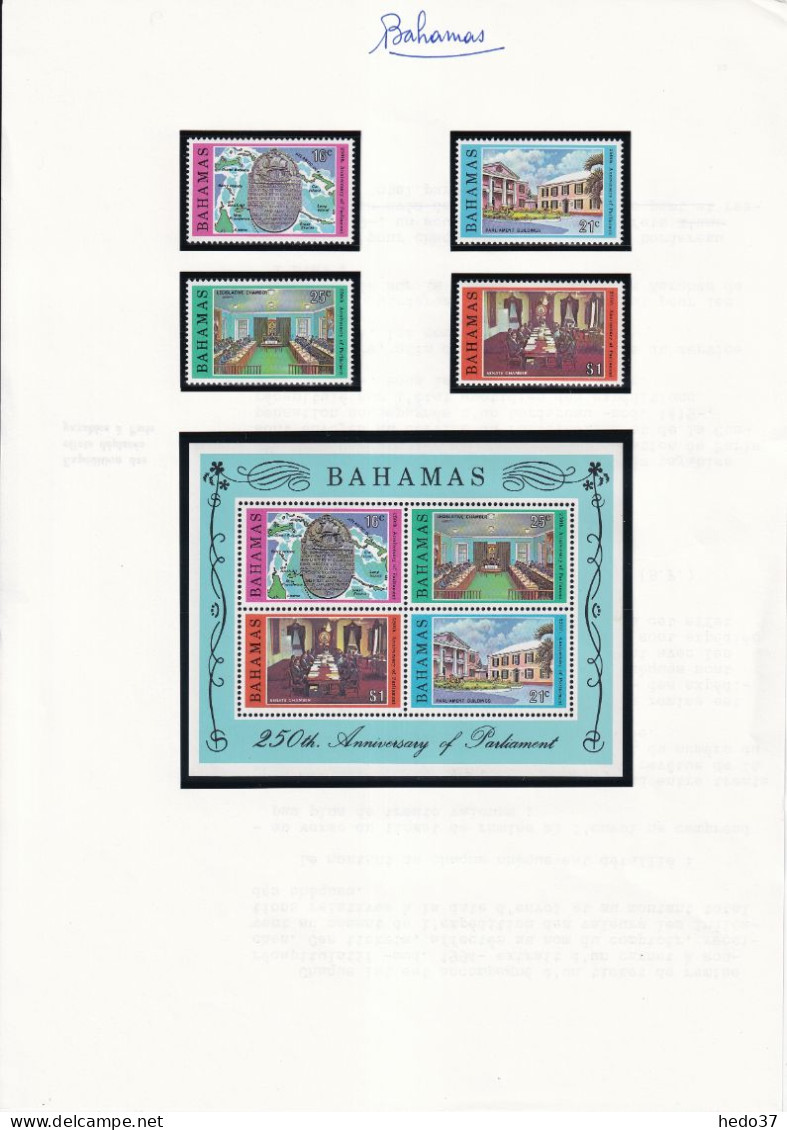 Bahamas - Collection 1960/1989 - Neuf ** sans charnière - Cote Yvert 1130 € - TB