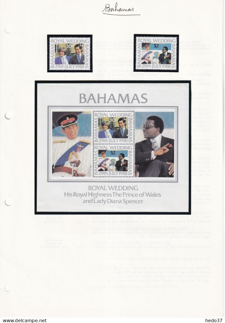 Bahamas - Collection 1960/1989 - Neuf ** sans charnière - Cote Yvert 1130 € - TB