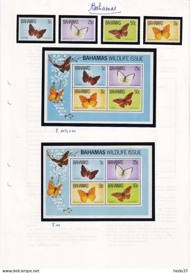 Bahamas - Collection 1960/1989 - Neuf ** sans charnière - Cote Yvert 1130 € - TB