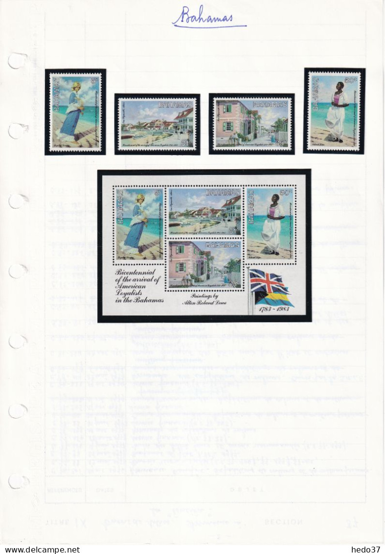 Bahamas - Collection 1960/1989 - Neuf ** sans charnière - Cote Yvert 1130 € - TB