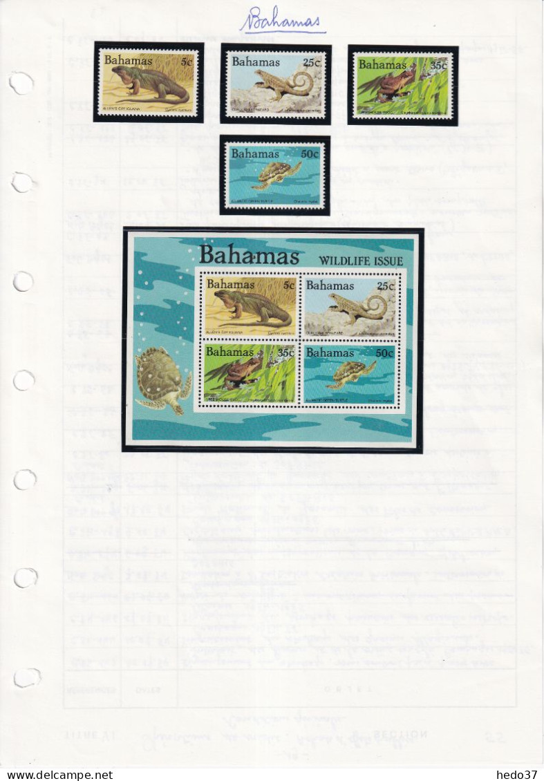 Bahamas - Collection 1960/1989 - Neuf ** sans charnière - Cote Yvert 1130 € - TB