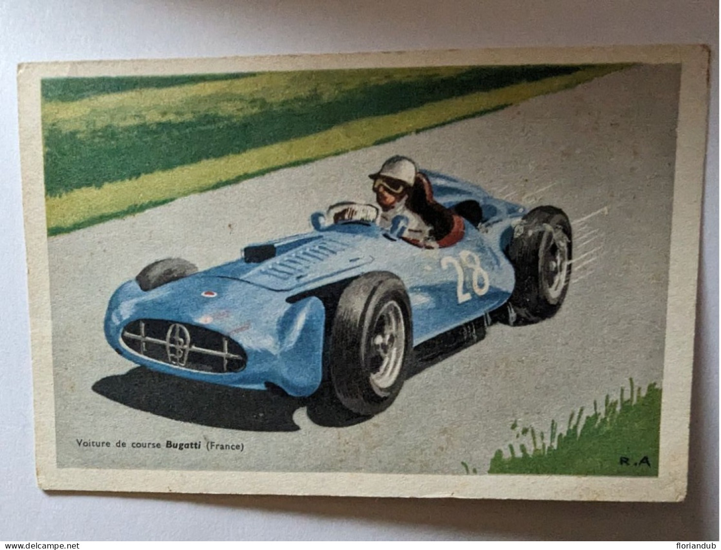 CP -  Voiture De Course Bugatti Chocolat Tobler - Grand Prix / F1