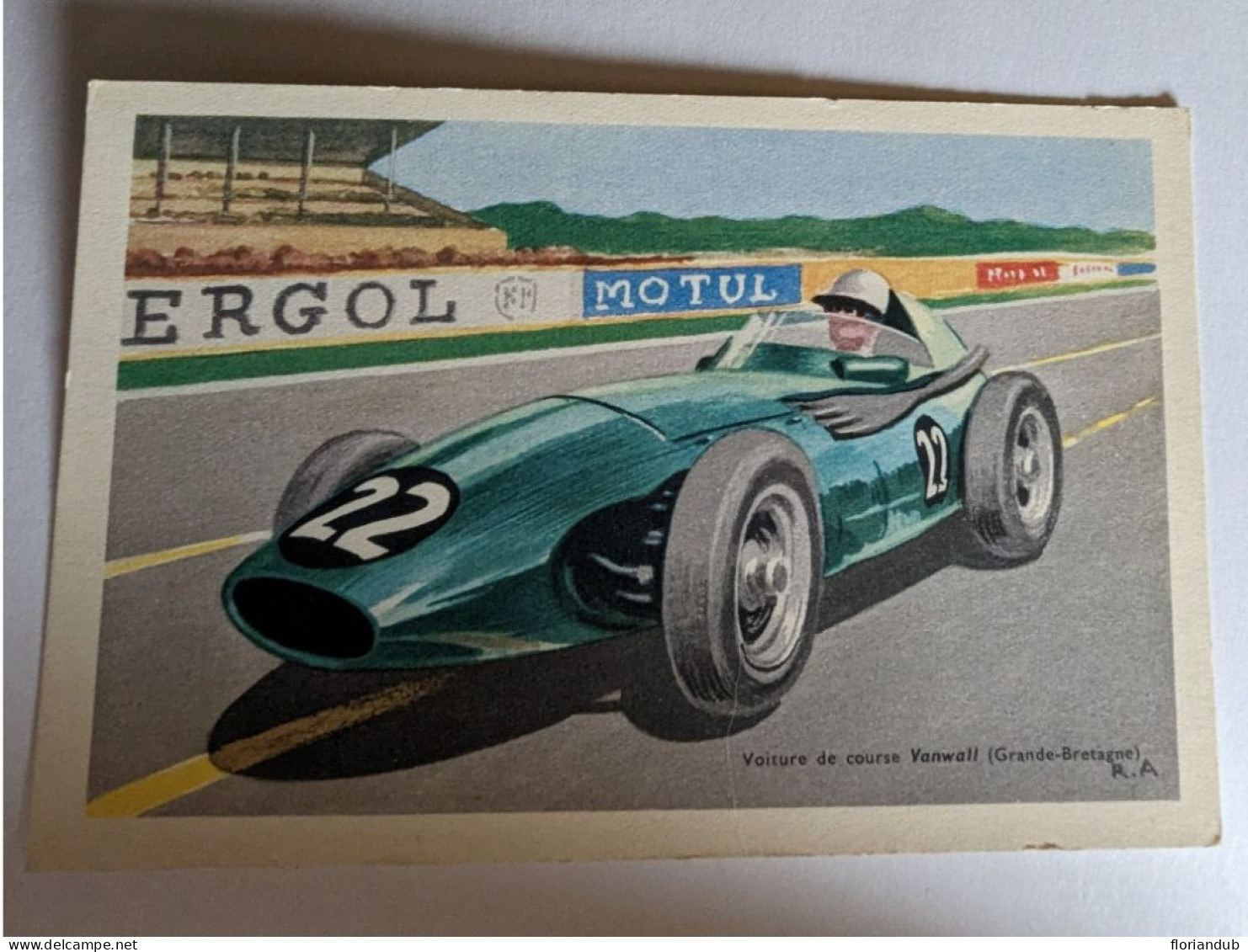 CP -  Voiture De Course Vanwall Chocolat Tobler - Grand Prix / F1