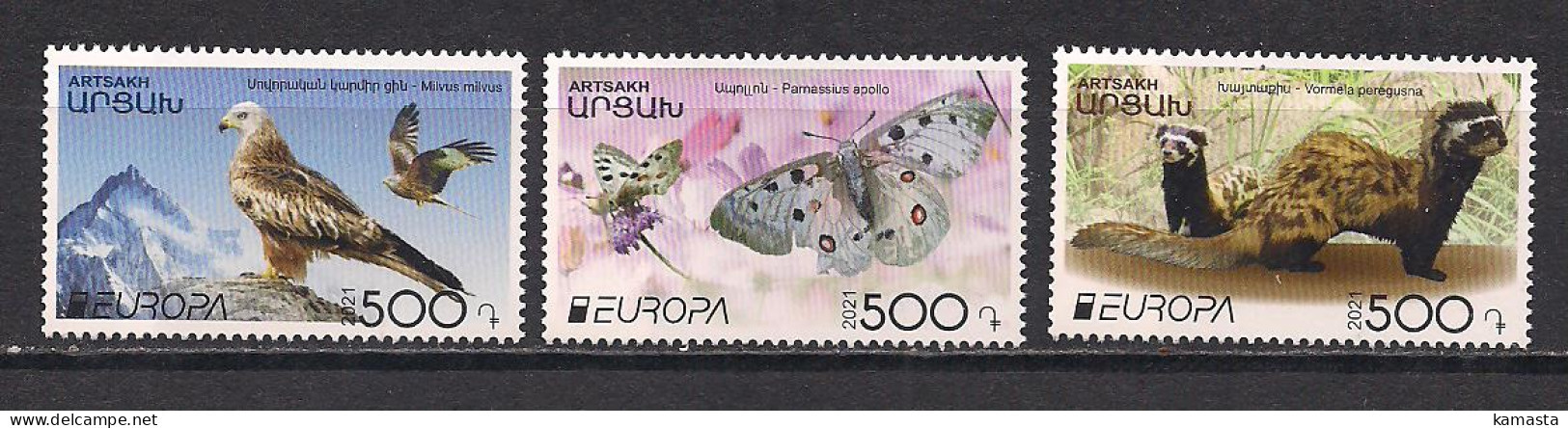 Armenia (Artsakh) 2021 Europa.  National Wildlife. - Armenia