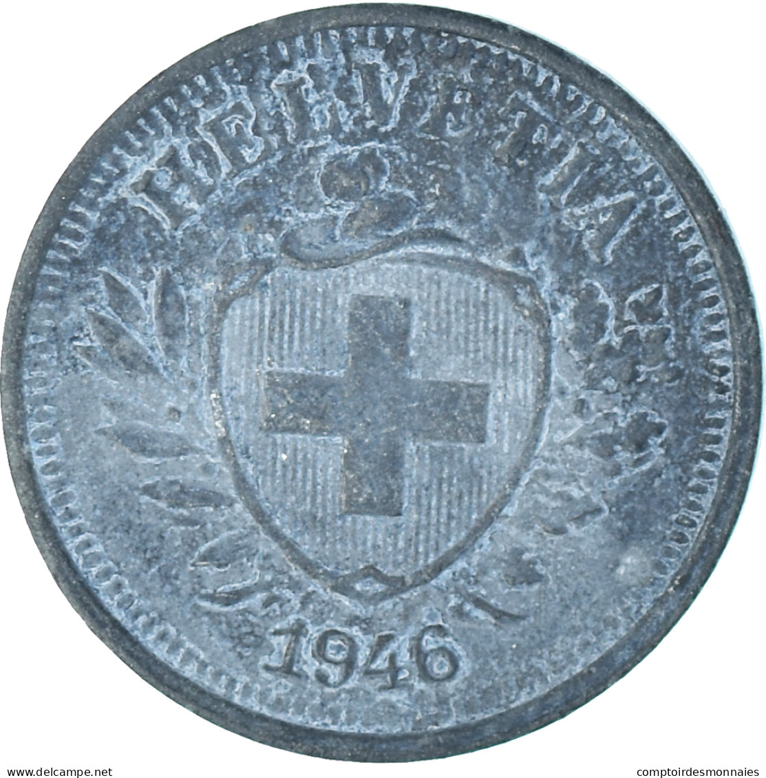 Monnaie, Suisse, Rappen, 1946 - Andere & Zonder Classificatie