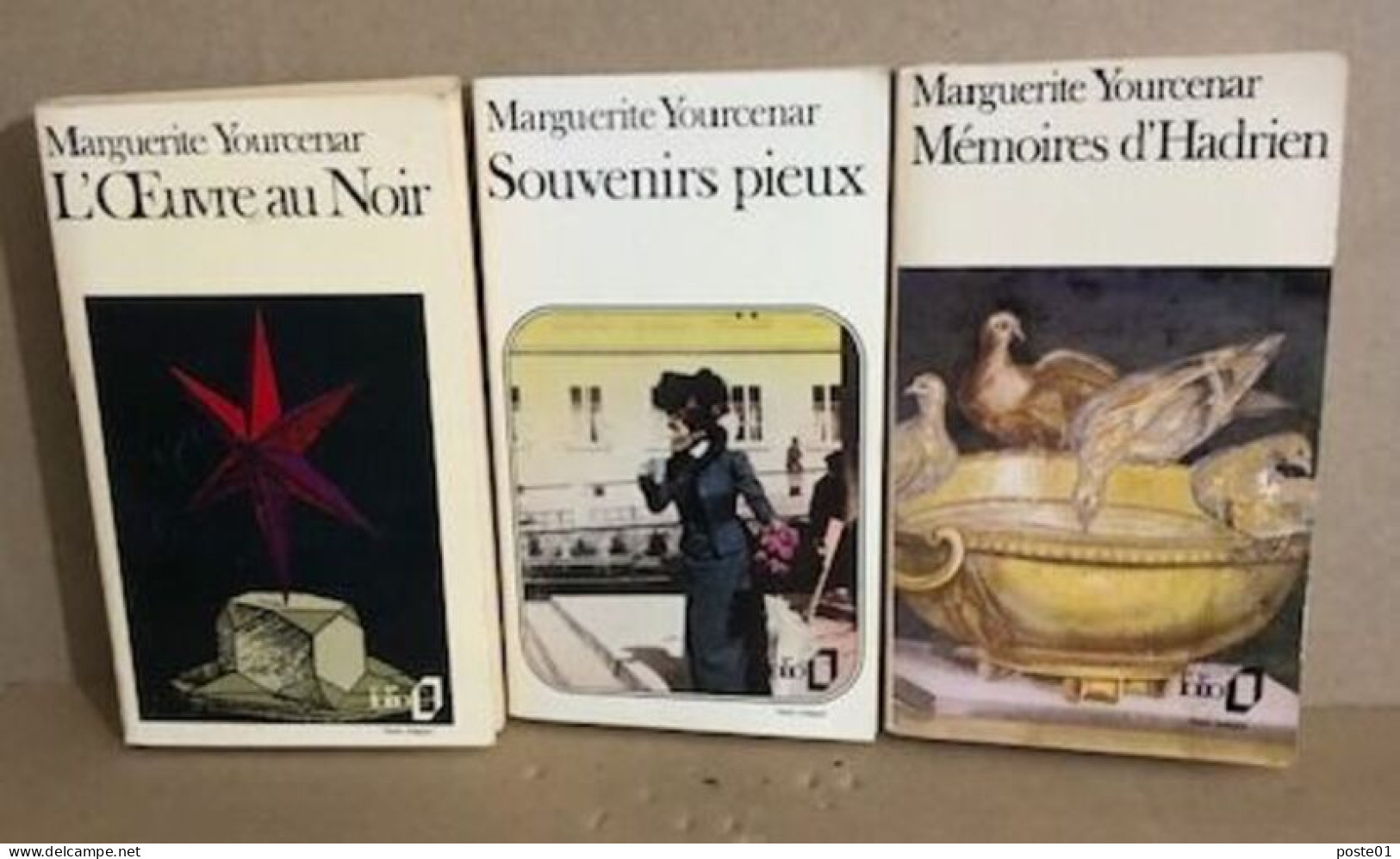 3 Titres /mémoires D'hadrien + Souvenirs Pieux + L'oeuvre Au Noir - Andere & Zonder Classificatie